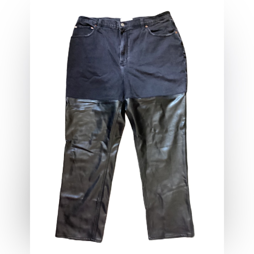 Abercrombie & Fitch pleather jeans. 18R
